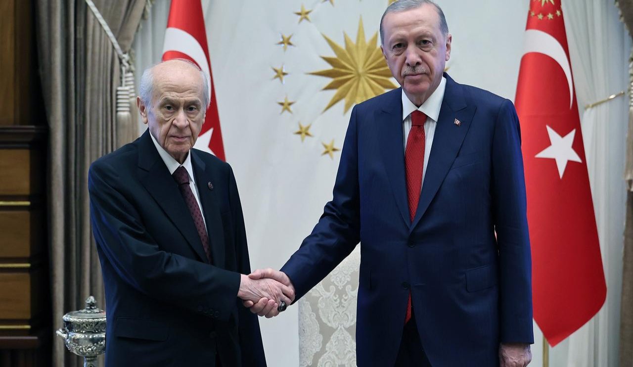 Cumhurbaşkanı Erdoğan! MHP Lideri Devlet Bahçeli ile görüştü...
